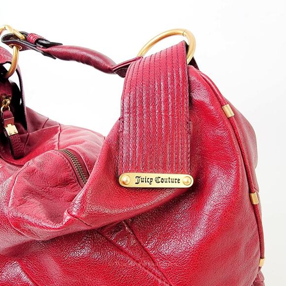 Vintage Y2K Juicy Couture Lock Large 'Gossip' Hobo Handbag - Picture 3 of 10